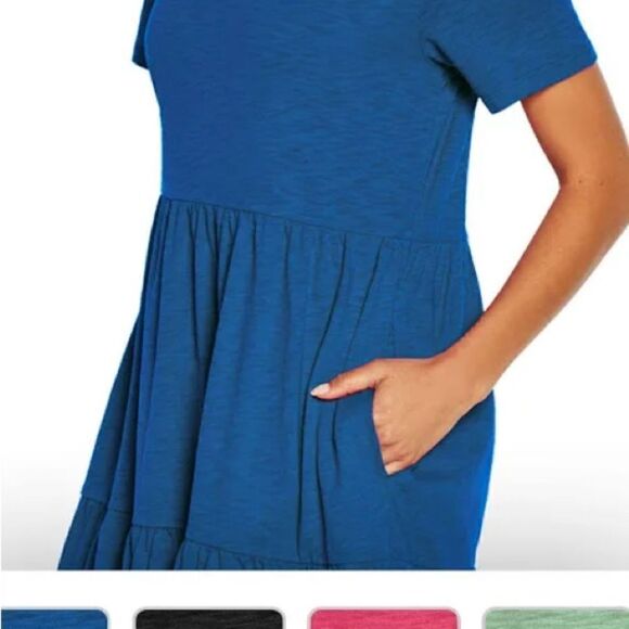 NEW Gap Blue Summer Dress - Picture 2 of 8